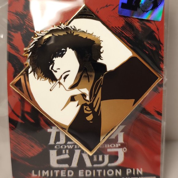 Cowboy Bebop Spike Spiegel Limited Edition Collectible Enamel Pin Anime Brooch - Picture 1 of 2